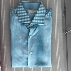 J.Lindeberg Blue Casual Button Down Shirt
